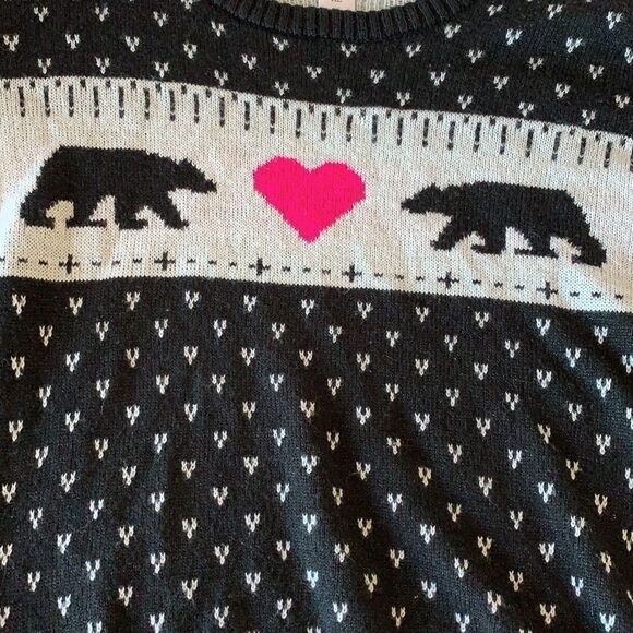 SO Black and white sweater size XL - Picture 9 of 16